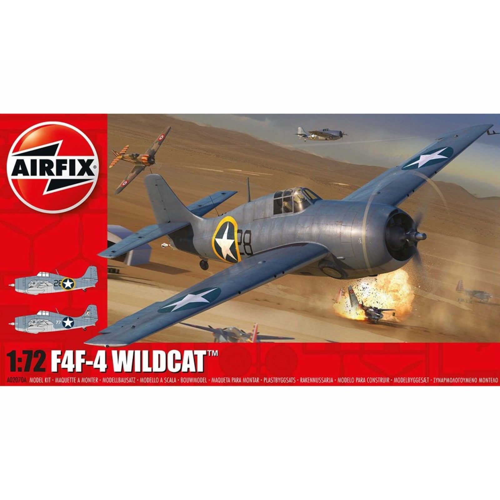 AIRFIX 1/72 GRUMMAN F4F-4 WILDCAT
